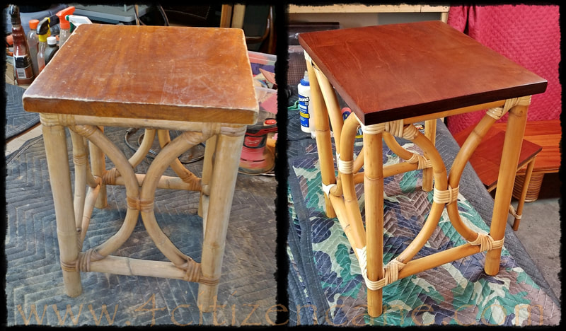 Refinishing rattan chairs outlet